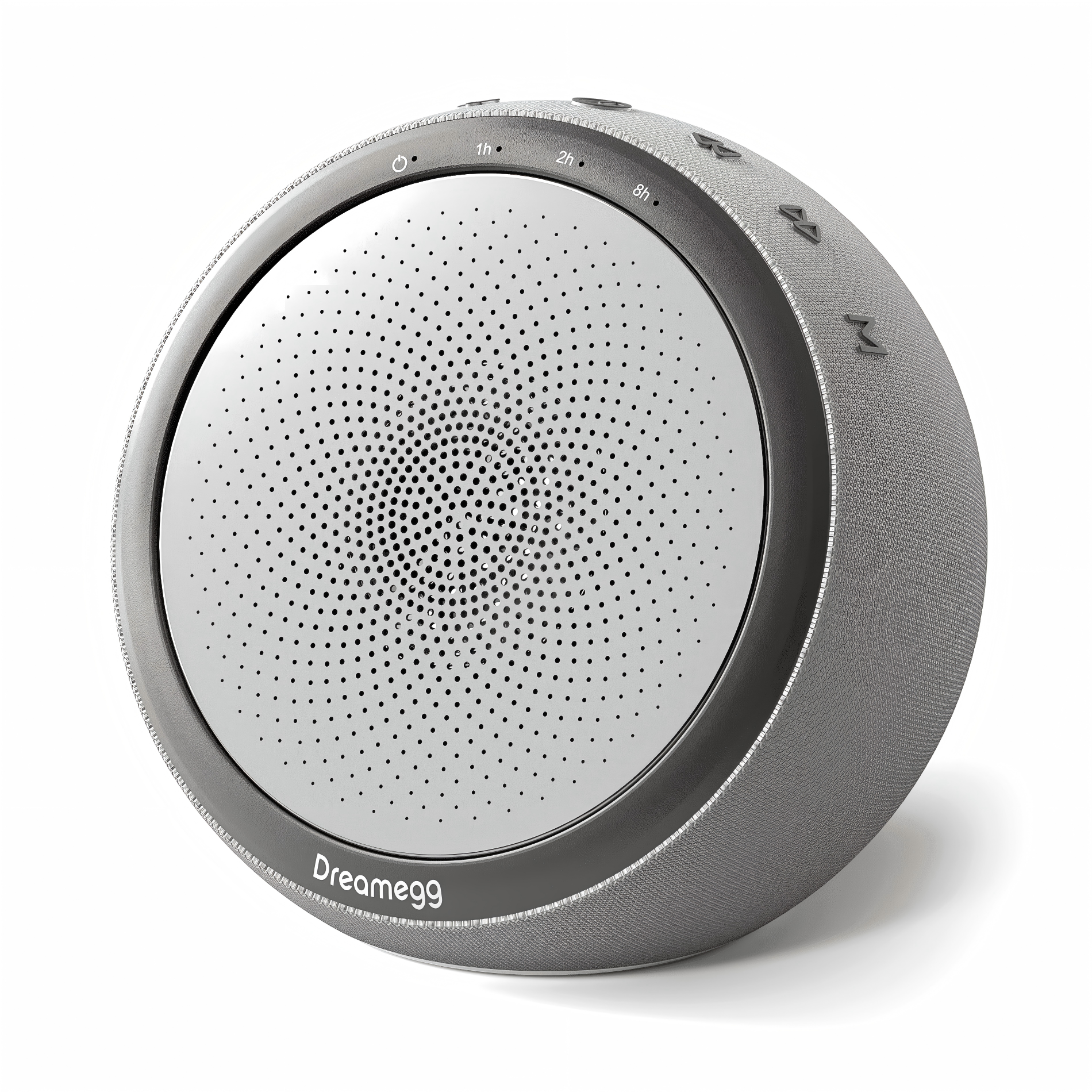 Dreamegg White Noise Machine for Sleep, Sound Machine with Alarm Clocks and Night Light for Bedrooms, Grey