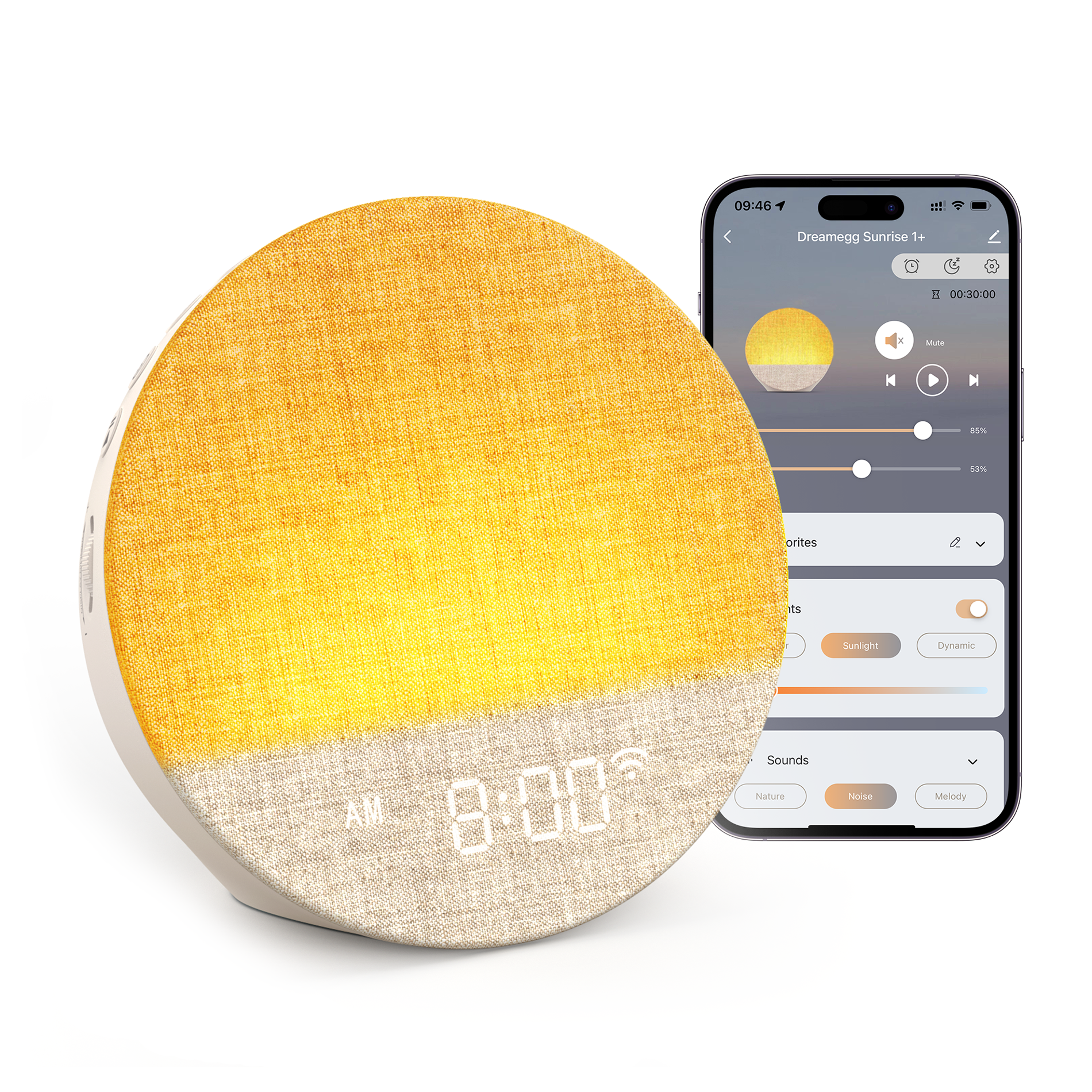 Sunrise 1+ | Connected Sunrise Sleep & Wake Clock